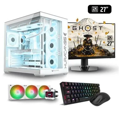 PC Racing D5 Equinox Intel Core i7-14700F/32 GB/2TB SSD/RTX 5070 + Monitor 27" 2k + Combo Gaming 8436608031252