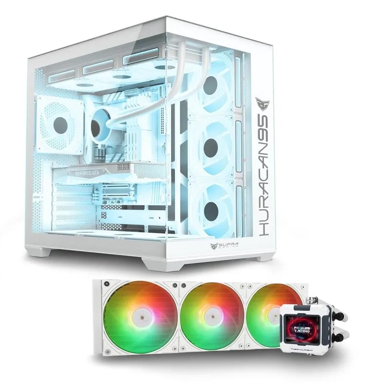 PC Racing D5 Highlander Gaming AMD Ryzen 7 7800X3D/32GB/2TB SSD/RX 9070 + Windows 11 8436608031122