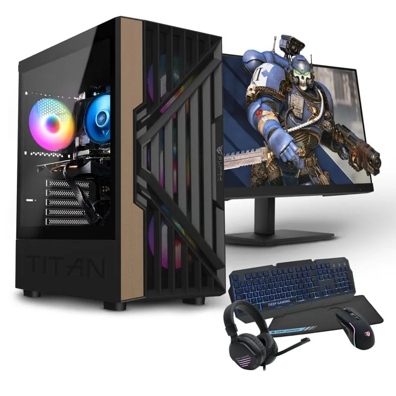 PC Racing Delta Gaming Intel Core i5-12600KF/32GB/1TB SSD/RTX 4060 + Monitor 27" FullHD + Combo 8436608039470