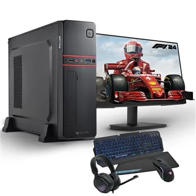 PC Racing Pack Gaming PC AMD Rzyen 3 3200G/16GB/1TB+256GB SSD + Pantalla 24" FullHD + Teclado + Ratón + Alfombrilla + Auriculares 8436608030002