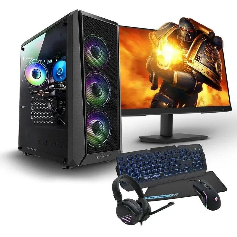 PC Racing RedSec AMD Ryzen 5 7500F 32GB 1TB SSD RTX 5050 Windows 11 Pantalla 27" Pack Gaming 8436627950626