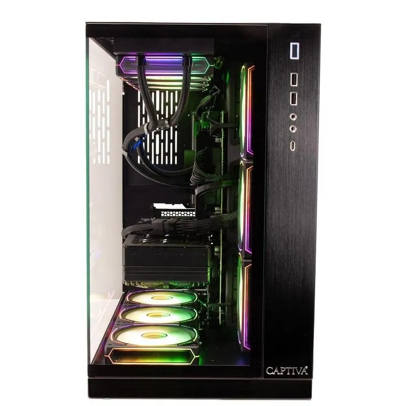 PC Sobremesa Captiva 99690 AMD Ryzen 7 9800X3D 32GB 2TB SSD Radeon RX 9070 XT WiFi 6 RGB 99690