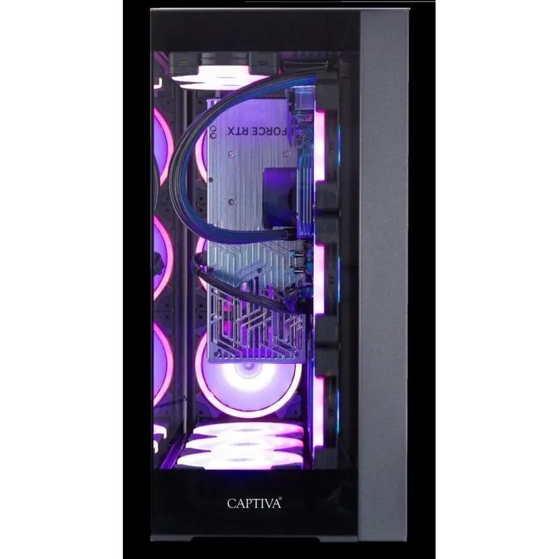 PC Sobremesa Captiva 99713 AMD Ryzen 7 9800X3D 64GB 2TB SSD Radeon RX 9070 XT WiFi6 RGB 99713