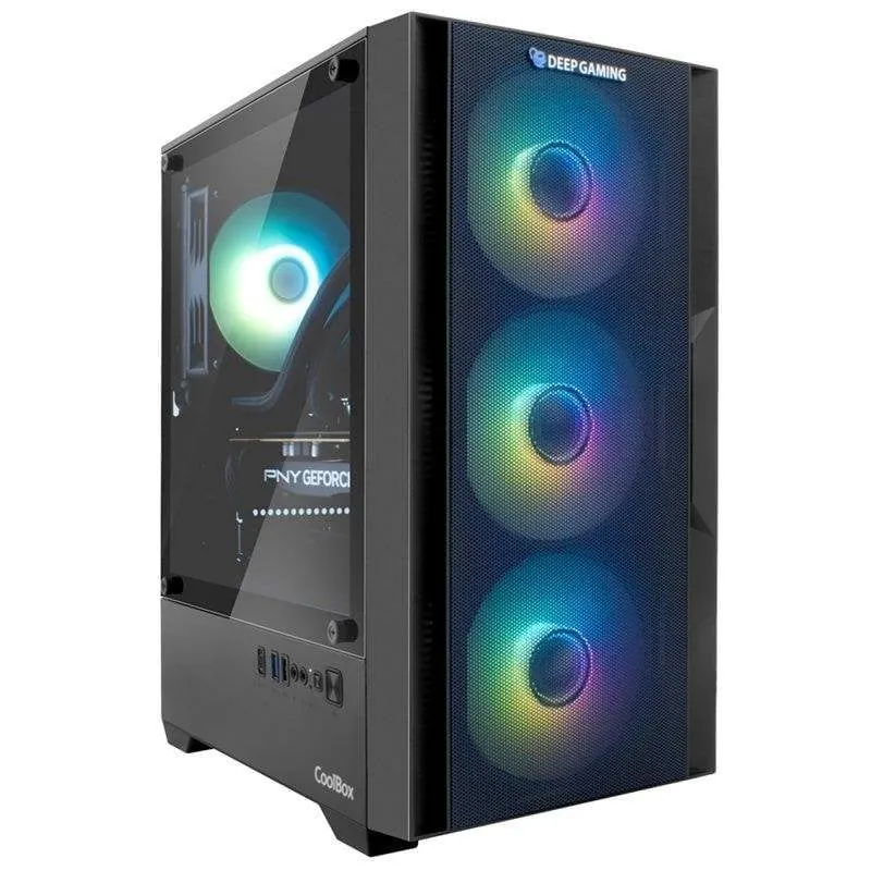 PC Sobremesa Deep Gaming Raptor Intel Core i5-12400F 16GB 1TB SSD RTX 5050 Windows 11 Pro WiFi6 83RAPI5G16PTXXD