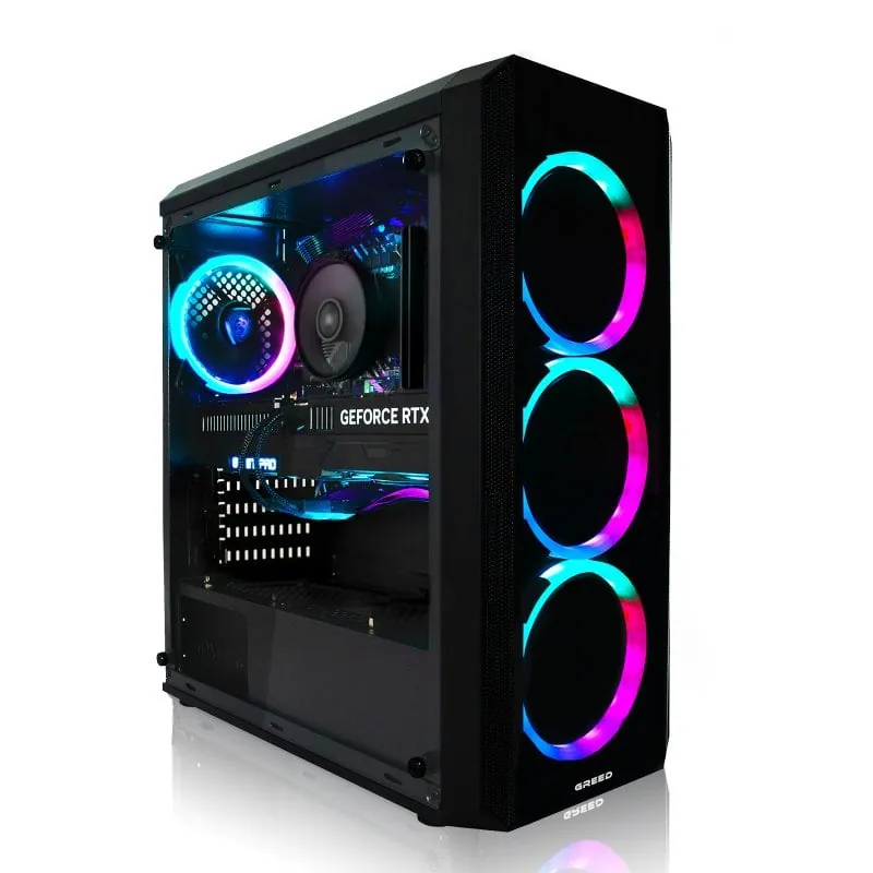 PC Sobremesa GREED MK2 Power i7-12700F 32GB 1TB SSD RTX 5060 Ti Windows 11 Pro Greed-MK2-Intel-Power