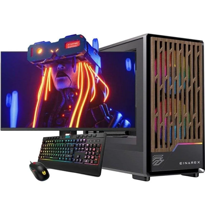 PC Sobremesa NeoPC Einarex AMD Ryzen 5 5500 16GB RTX 5060 480GB SSD Windows 11 Pro Monitor 27" IPS 7437785010796