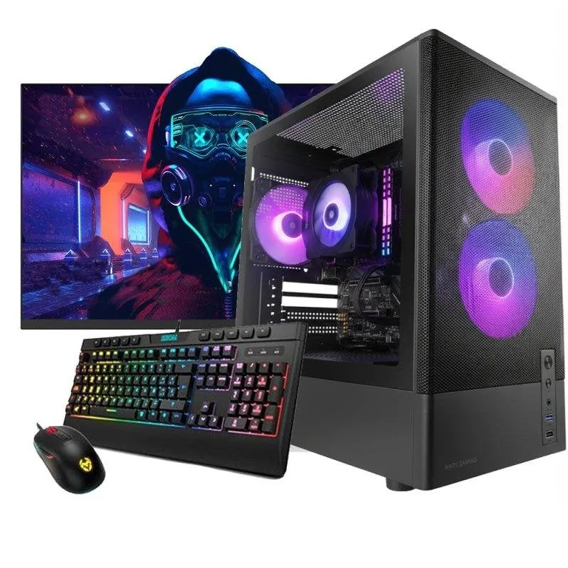 PC Sobremesa NeoPC Gaming Onyx Intel Core i5-14400F 16GB RAM RTX 5060 1TB SSD Windows 11 Pro Monitor 27" Full HD 7437785007666