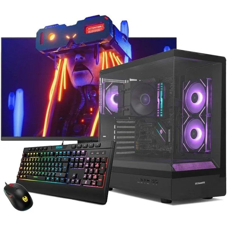 PC Sobremesa NeoPC Intel Core i5 14400 8GB 480GB SSD Intel UHD Graphics Windows 11 Pro Monitor 27" Full HD 7437785010055