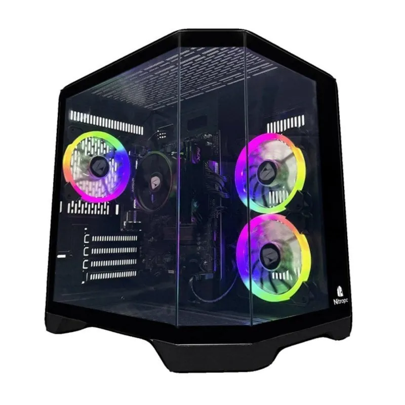 PC Sobremesa Nitropc Avanzado Bronze Plus AMD Ryzen 5 5600GT 32GB 1TB M.2 Windows 11 WiFi Negro 8436628080537