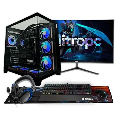 PC Sobremesa NitroPC Nitro Plus i9-12900K 32GB RAM 2TB SSD Monitor Curvo 8436628080414