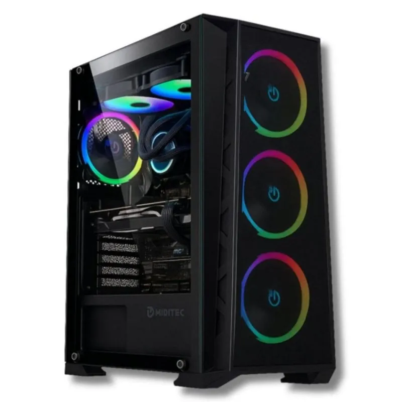 PC Sobremesa Tecnowake WakeShroud-X AMD Ryzen 7 5800X 32GB 1TB SSD RTX 5070 Windows 11 Pro 693010188556
