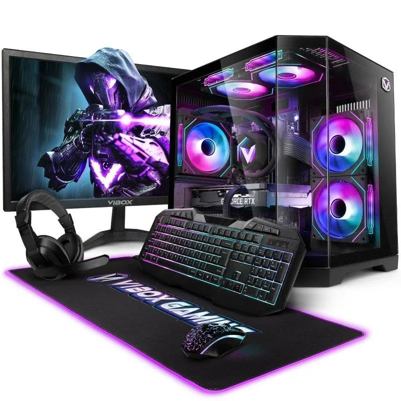 PC Sobremesa Vibox IV-761 AMD Ryzen 7 9700X 32GB 1TB SSD RTX 5060 Ti Windows 11 WiFi Monitor 23" IV-761