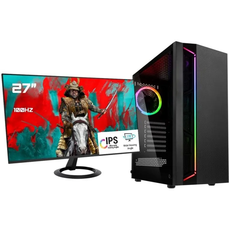 PCBYTE Zmodel27 Pc Intel Core i7-12700/32GB/2TB SSD + Monitor 27" FHD 100Hz 7427255154174