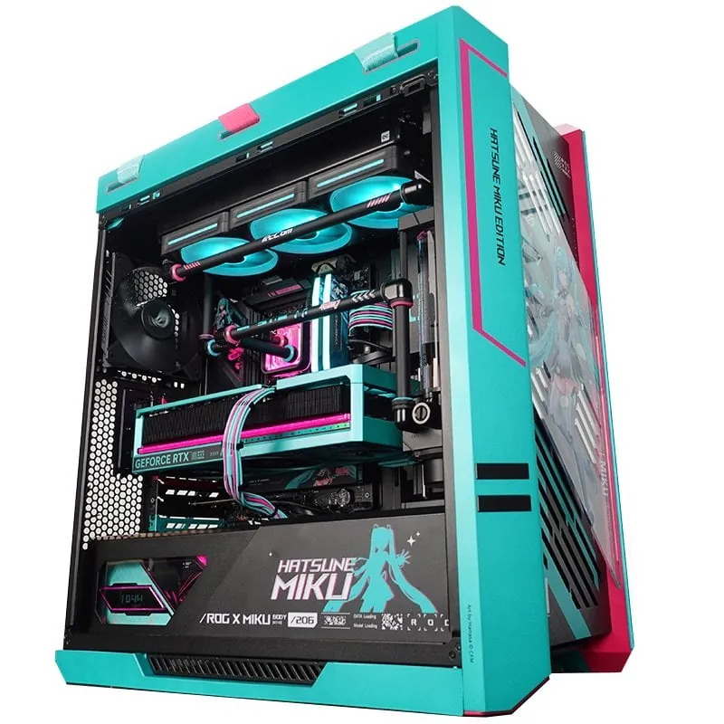 PcCom Custom Ryzen 7 9800X3D / 64GB / 4TB M.2 / RTX 5080 + Windows 11 Pro MIKU PCC-CUSTOM-9800X3D-MIKU