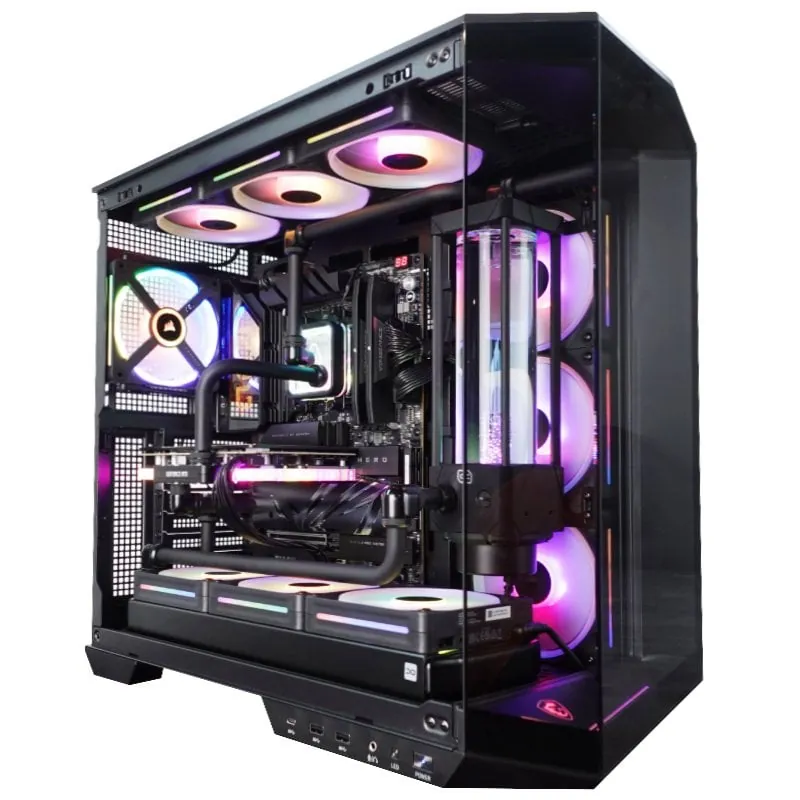 PcCom Custom Ryzen 7 9850X3D / 64 GB / 4TB M.2 / RTX 5080 / Windows 11 Pro PCC-CUSTOM-9850X3D-PANOBLACK