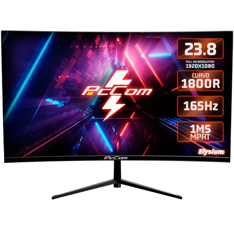PcCom Elysium GO2480CV 23.8" LED FullHD 165Hz Freesync Curva PCC-24165VA-CV-S2