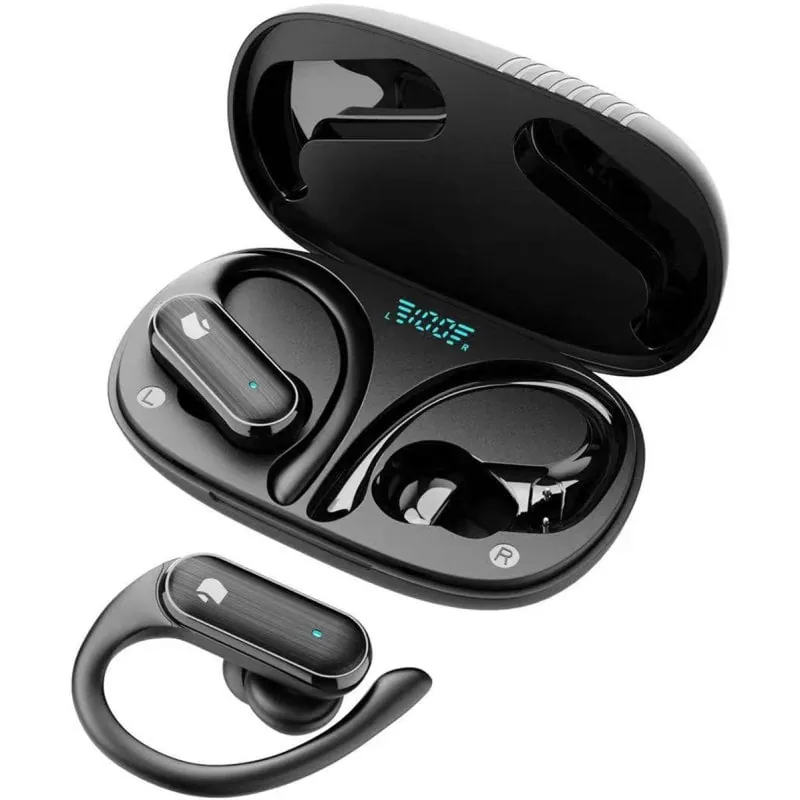 PcCom Essential Energy Auriculares Deportivos Negro PCCES-HP-TW-S-B