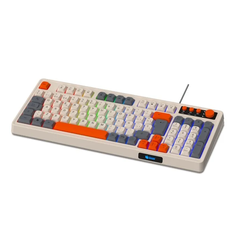 PcCom Essential RetroWave Teclado Multicolor PCCES-KEY-RW