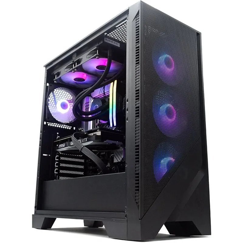 PcCom Imperial Intel Core i5 -14600KF / 32GB / 2TB SSD / RTX 4070 Super + Windows 11 Home - Negro PCCOMIMP14600KFW