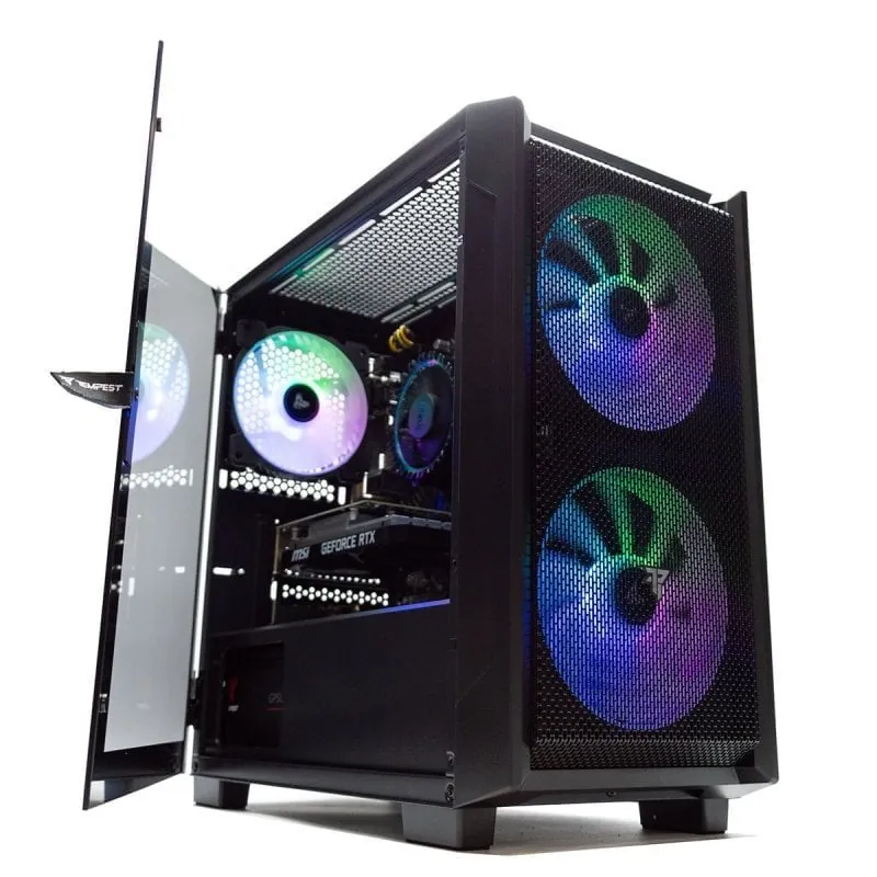 PcCom Lite AMD Ryzen 5 5500 / 16GB / 1TB SSD / RTX 3050 Negro V2 pccom-lt-3050-rr