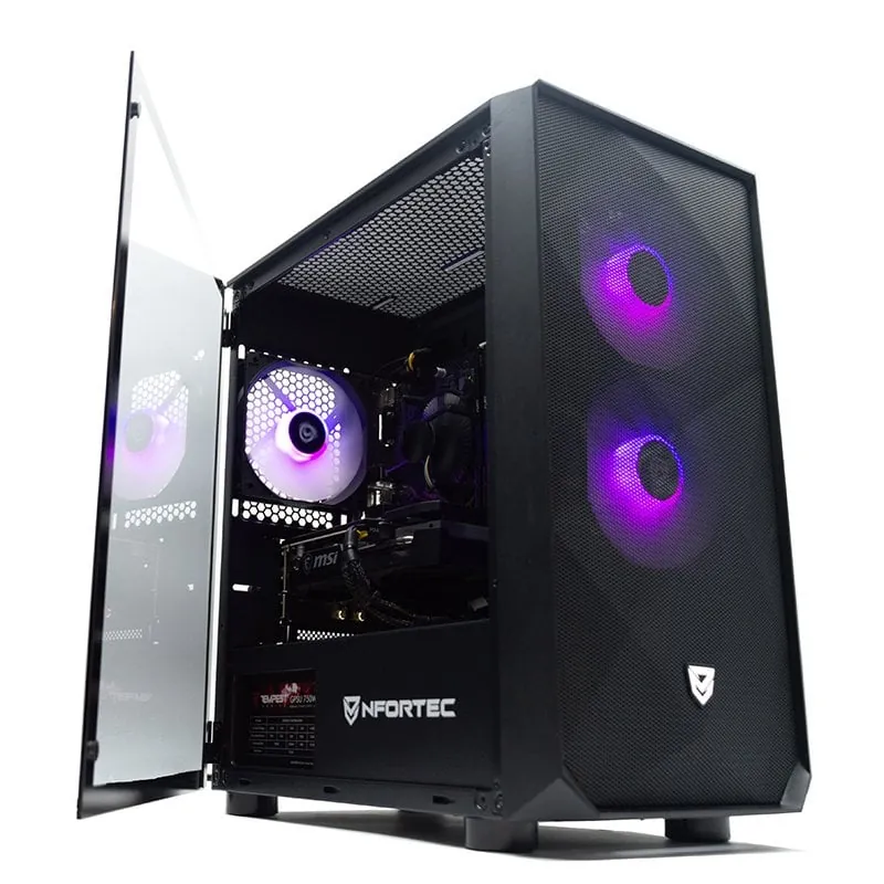 PcCom Lite AMD Ryzen 5 5500 / 16GB / 1TBSSD / RX 6600 + Windows 11 Home PCCOM-LIT6600.2W