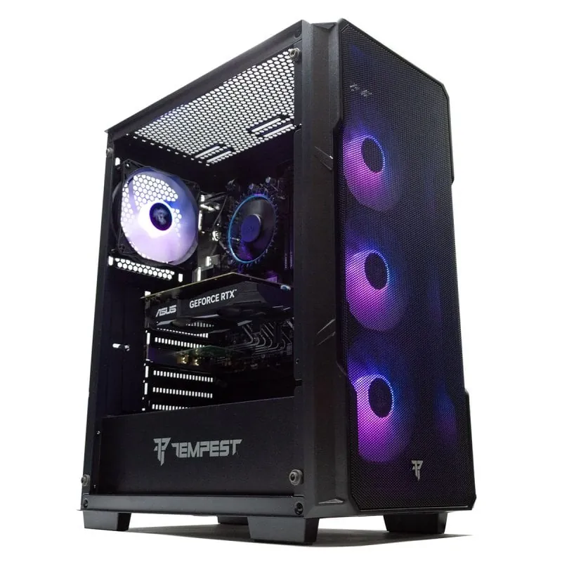 PcCom Lite Intel Core i5-12400F / 16GB / 1TB SSD / RTX 3050 Negro V2 + Windows 11 Home PCCOMLIT1243050W