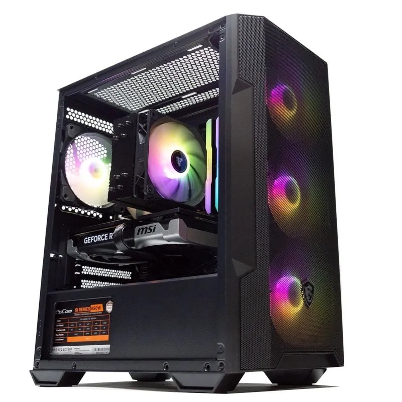 PcCom Ready AMD Ryzen 5 7600X / 32GB / 1TB SSD / RTX 5060 Ti 8GB + Windows 11 Home PCC-READY-7600X-5060TI8GB-W11