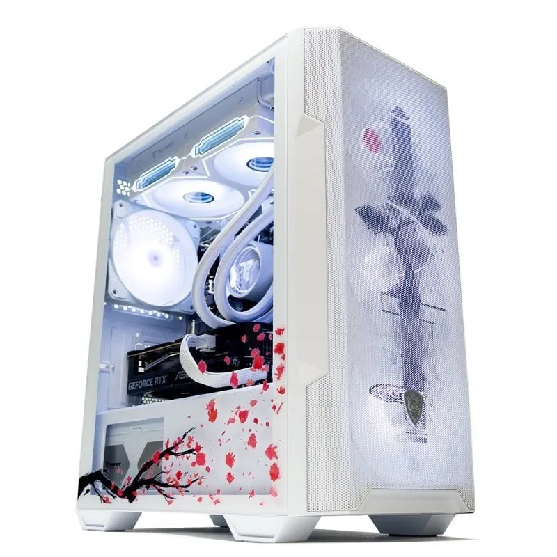 PcCom Ready AMD Ryzen 7 5800X / 32GB / 1TB M.2 SSD / RTX 5060 Blanco - Japan Edition PCC-READY-5800XJAPAN