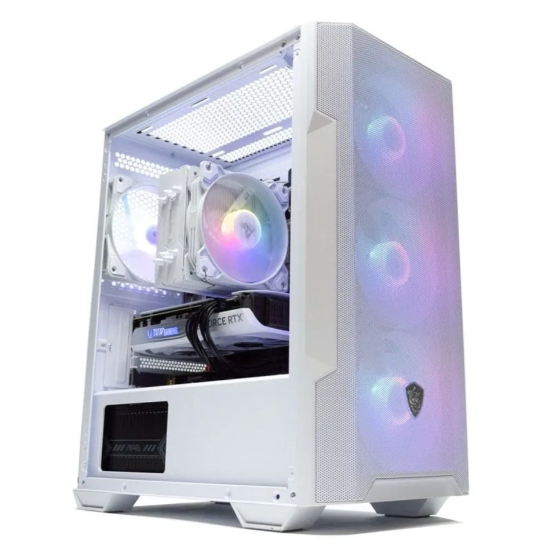 PcCom Ready Intel Core i5-12400F / 32GB / 1TB SSD / RTX 4060 Ti - Blanco PCCOMRDY12400F32-4060TIB