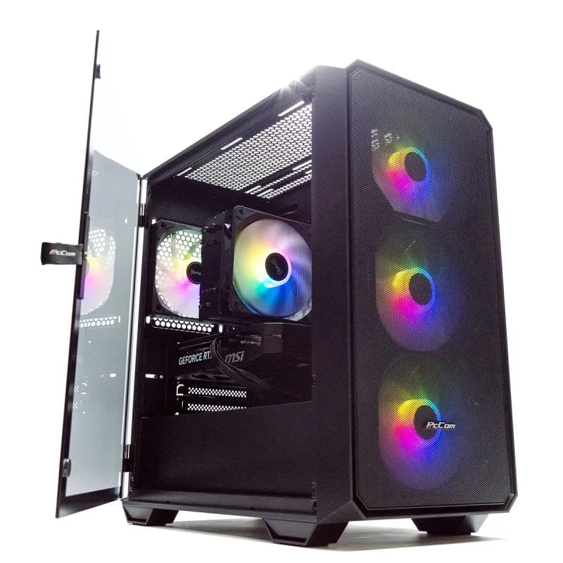 PcCom Ready Intel Core i5-14400F / 32 GB / 1TB SSD / RTX 5060 Ti 8GB + Windows 11 Home PCCOM144005060TIW