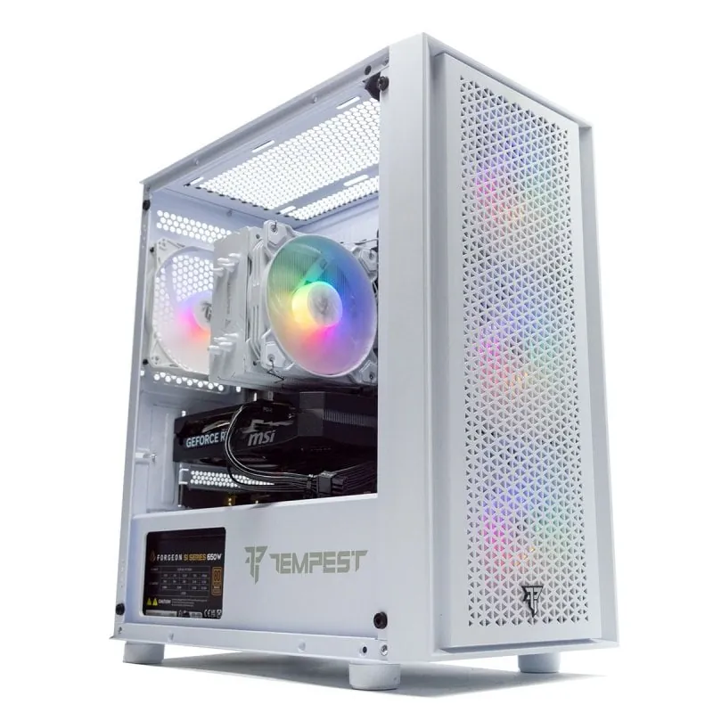 PcCom Ready V2 Intel Core i5-12400F / 32GB / 1TB SSD / RTX 5060 + Windows 11 Home - Blanco PCCOMV212400F5060WB
