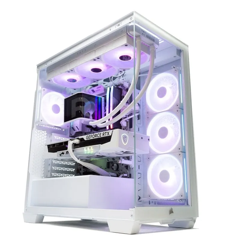 PcCom Ultimate Ryzen 7 9850X3D / 64GB / 2TB M.2 / RTX 5080 Blanco + Windows 11 Pro PCC-ULTIM-9850X3D-5080-W