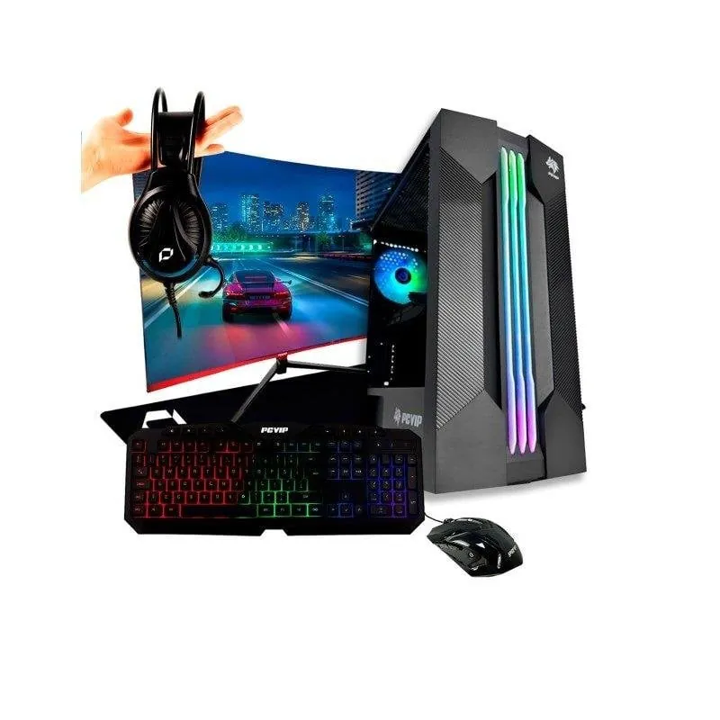 PcVIP Pack Gaming Exploder Intel Core i5-14400F 32GB 1TB SSD RTX 5060 Windows 11 Pro Monitor 27" WiFi IB-TPC0711
