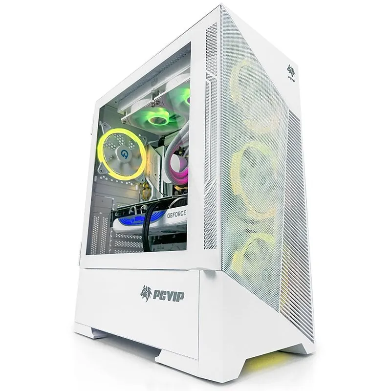PcVIP Universe III WT / Intel Core i7-14700KF / 32GB RAM DDR5 / 2TB SSD / RTX 5070 12GB GDDR7 DLSS4 / Windows 11 Pro IB-TPC1121