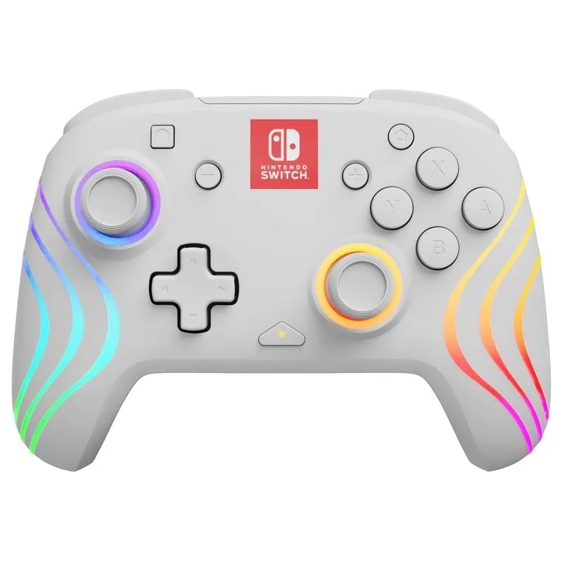 PDP Afterglow Wave Mando Inalámbrico Blanco para Nintendo Switch/OLED 500-238-WH