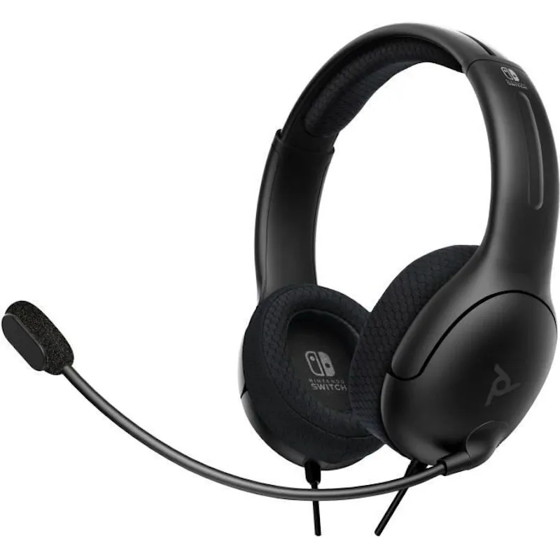PDP LVL40 Auriculares Gaming Negros para Nintendo Switch 500-162-EU-BK
