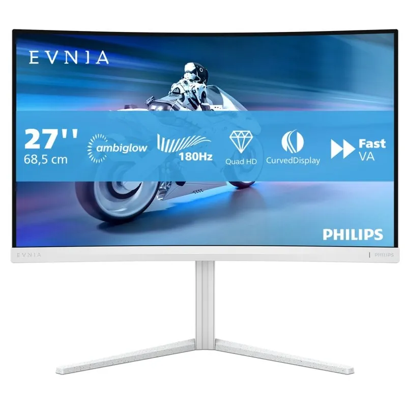 Philips Evnia 27M2C5501 27" LED Fast VA QHD 180Hz Curva Ambiglow 27M2C5501/00