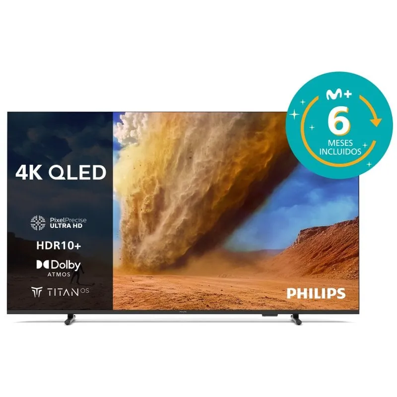 Philips QLED 75PUS7810 75″ 4K Quantum Dot Ambilight Dolby Atmos Titan OS 75PUS7810/12