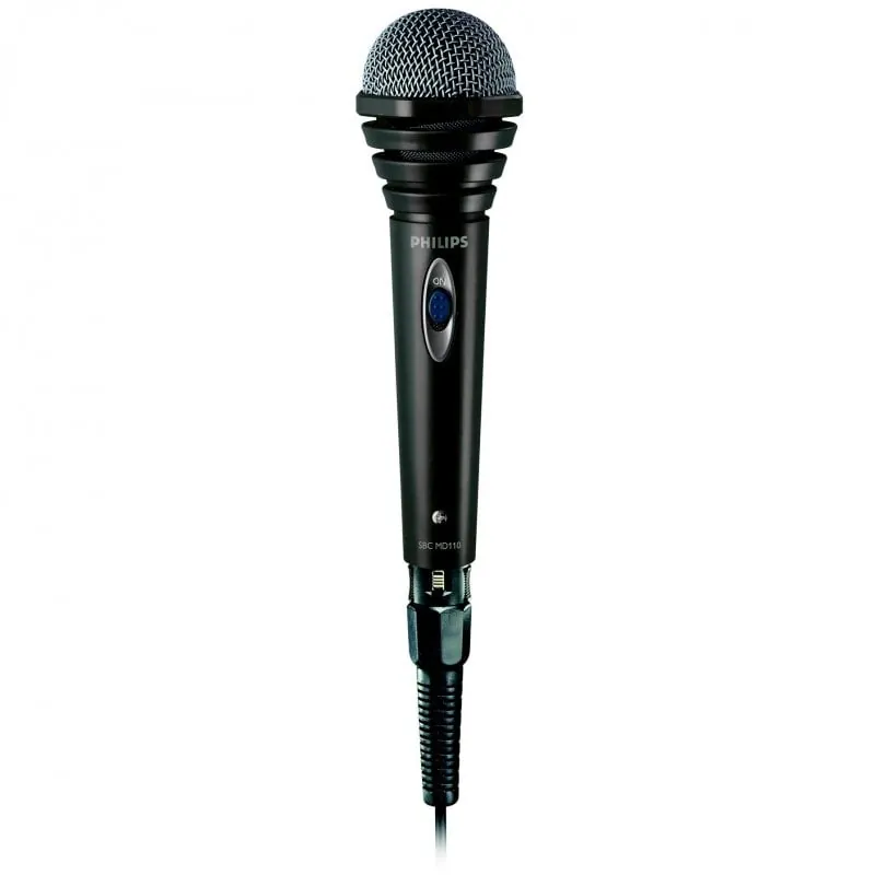 Philips SBCMD110 Micrófono Dinámico para Karaoke SBCMD110/00