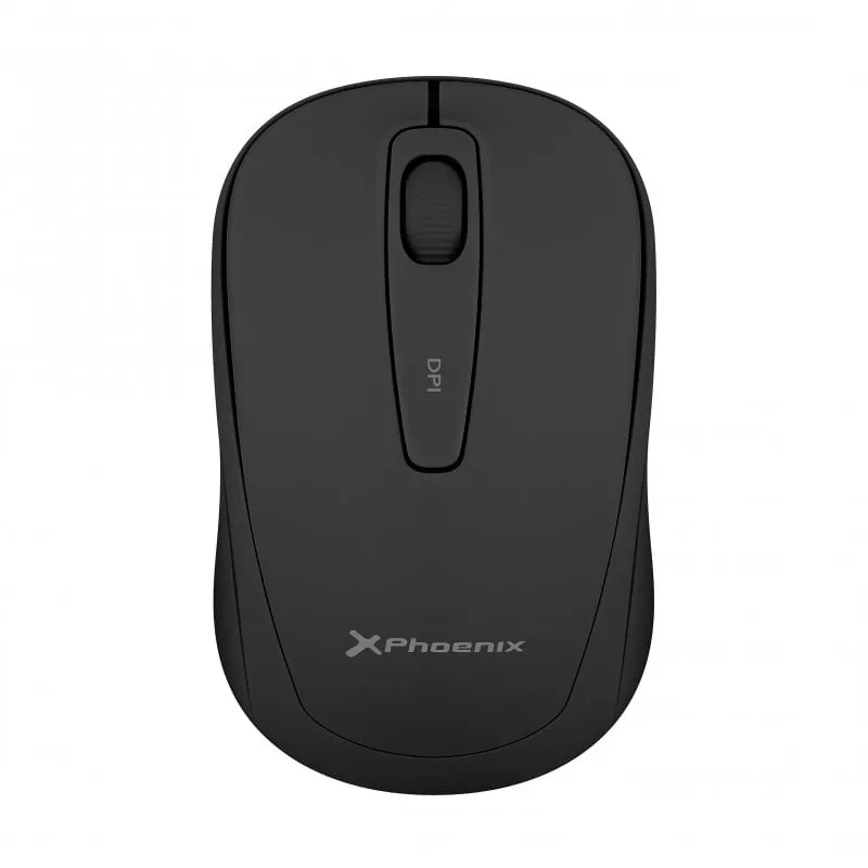 Phoenix M250 Ratón Inalámbrico 1600 DPI Negro PHM250-B