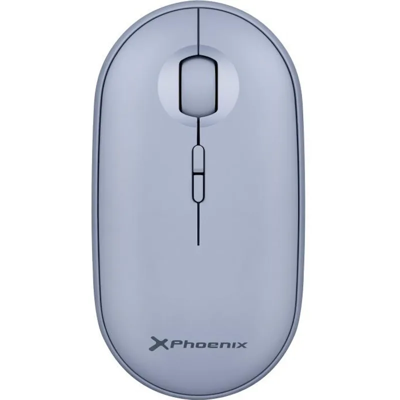 Phoenix Rebble Ratón Óptico Inalámbrico 1600 DPI Azul PHREBBLE-BL