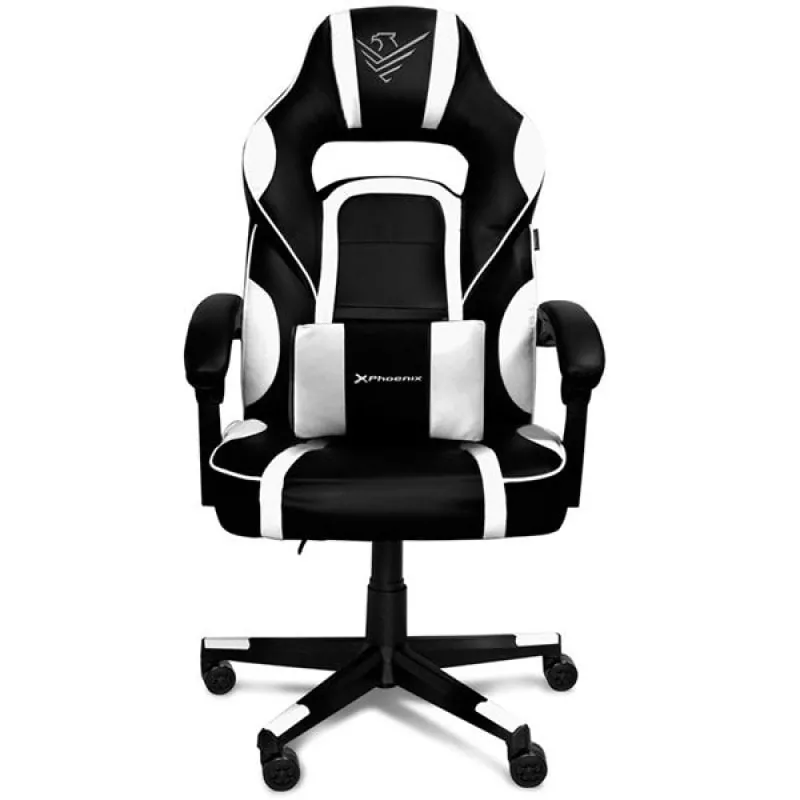 Phoenix Trophy Silla Gaming Negra/Blanca PHTROPHY-W