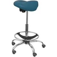 Piqueras y Crespo Alatoz Taburete Similpiel Azul T16SPAZ