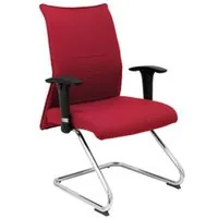 Piqueras y Crespo Albacete Sillón Confidente Patín Bali Granate 208CPBALI933