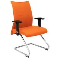 Piqueras y Crespo Albacete Sillón Confidente Patín Bali Naranja 208CPBALI308