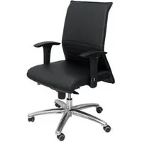 Piqueras y Crespo Albacete Sillón Confidente Piel Negro 207SPIELNE