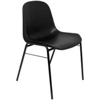 Piqueras y Crespo Alborea Pack 2 Sillas Negro PACK223PTNI840