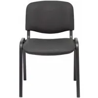 Piqueras y Crespo Alcaraz Pack 4 Sillas Similpiel Negro PACK426SPNE