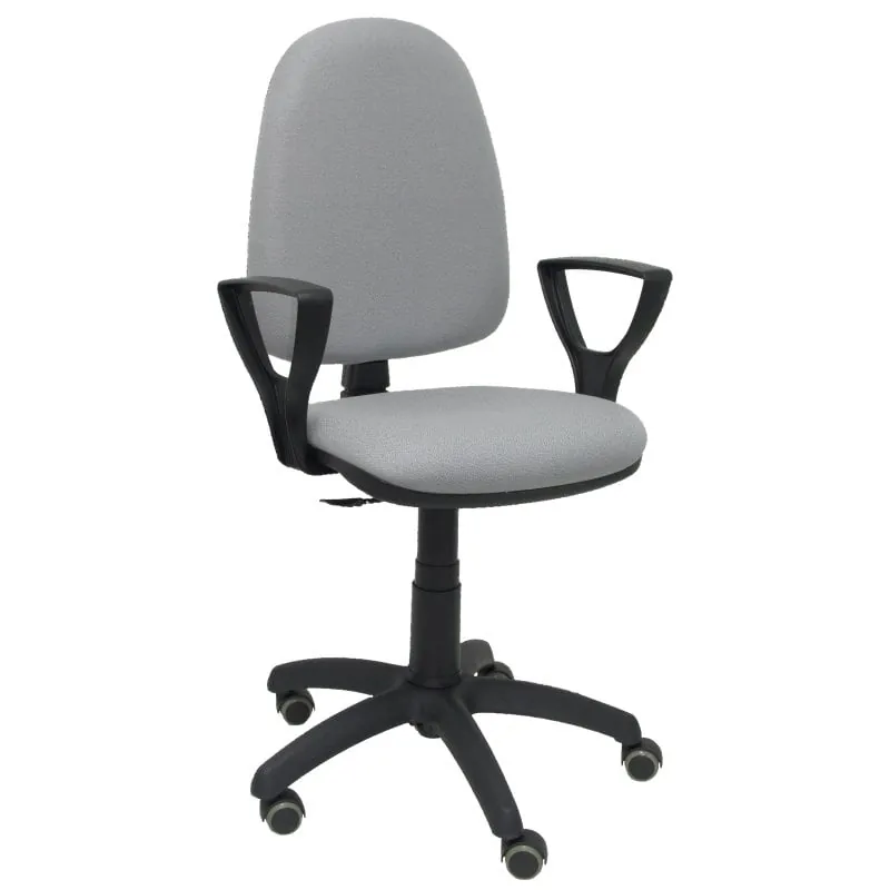 Piqueras y Crespo Ayna Bali Silla de Oficina Brazos Fijos Ruedas Parqué Gris Claro 04CPBALI40BGOLFRP
