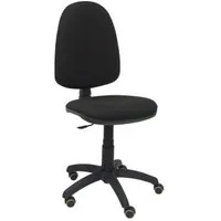 Piqueras y Crespo Ayna Bali Silla Oficina Ruedas de Parqué Negra 04CPBALI840RP